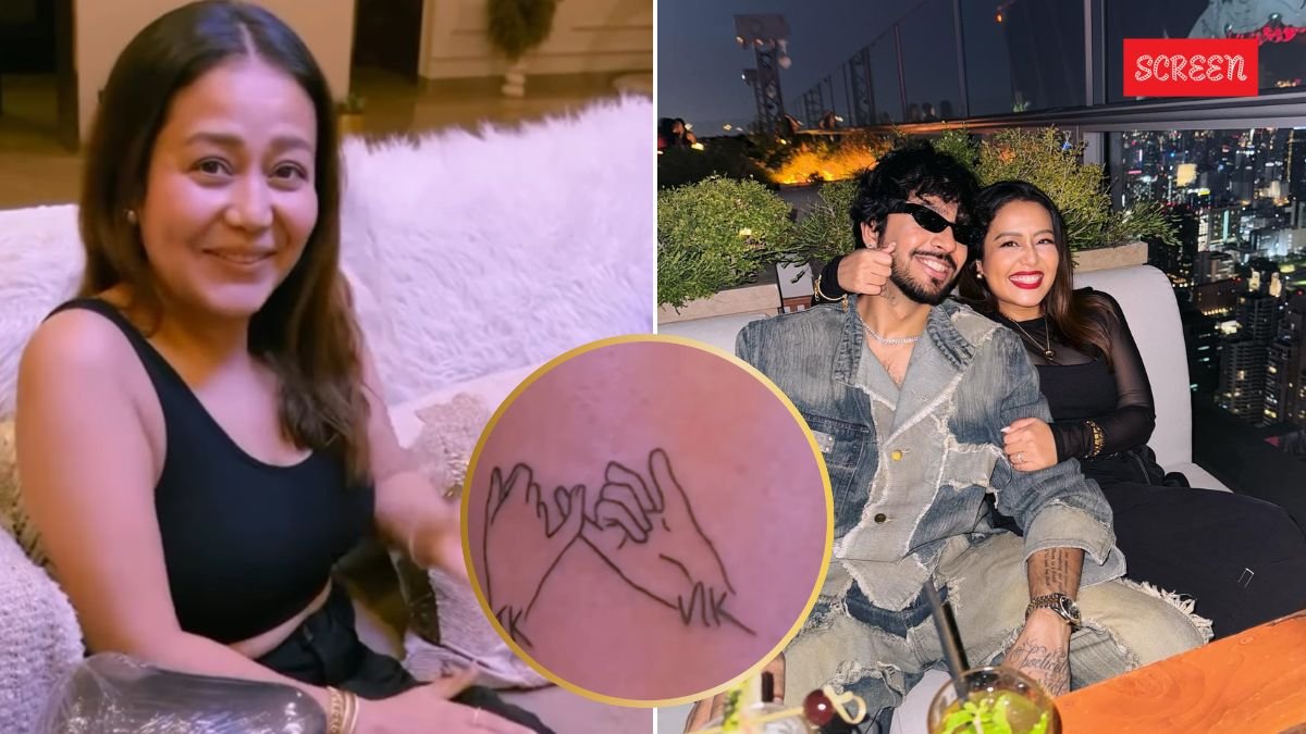 Neha kakkar, Neha kakkar got tattoo, Neha kakkar Tattoo for tony kakkar