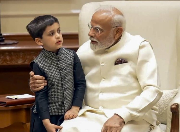 Usa Vance with Pm Modi