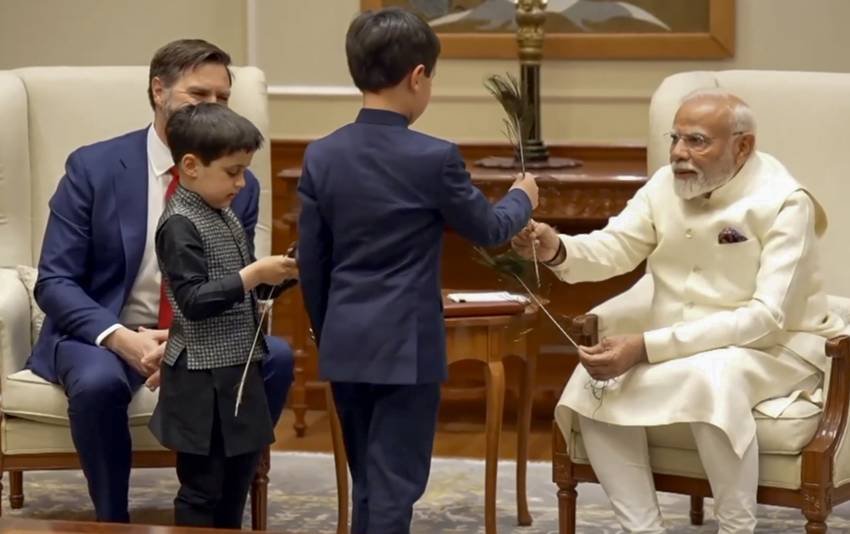 JD Vance, Usa Vance with pm modi