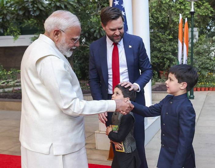 PM Modi and JD Vance Meet