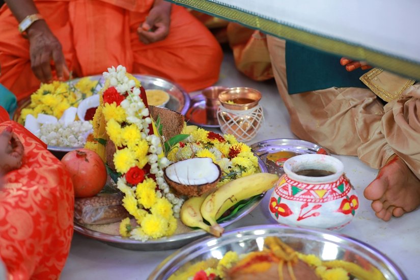 Post Navratri Kalash coconut