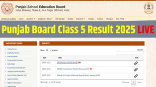 Punjab Board Class 5 Result 2025, Punjab Board Class 5 Result 2025 Date and Time, Punjab Board Class 5 Result 2025 Latest Update, Punjab Board Class 5 Result 2025 Date, Punjab Board Class 5 Result 2025 Direct Link