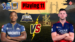 क्या RCB और GT करेंगे बदलाव? ये हैं दोनों की संभावित प्लेइंग इलेवन और ड्रीम 11 टीमें