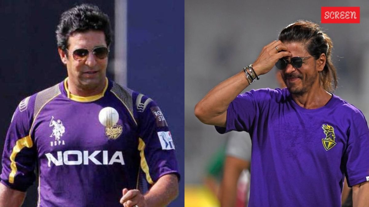 Shah Rukh Khan celebrating KKR's first IPL victory in 2012 with joy, Wasim Akram recalling the moment, KKR players and staff celebrating the historic win.