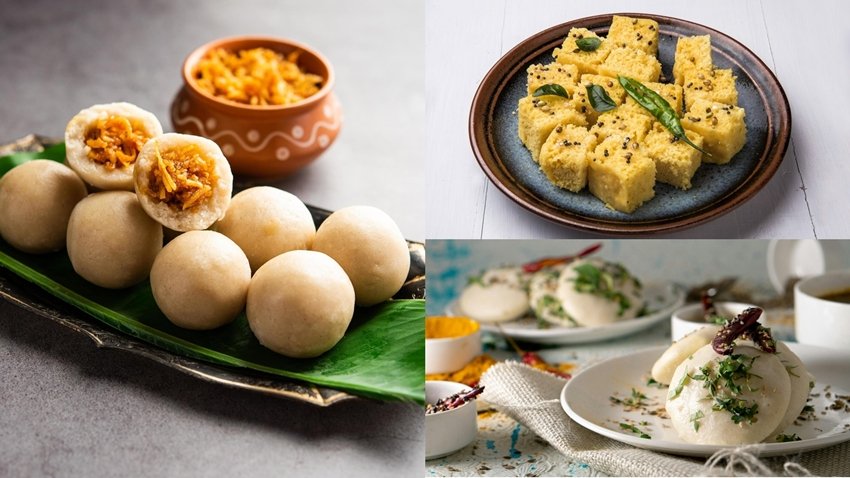 Steam cooking Indian breakfast ideas