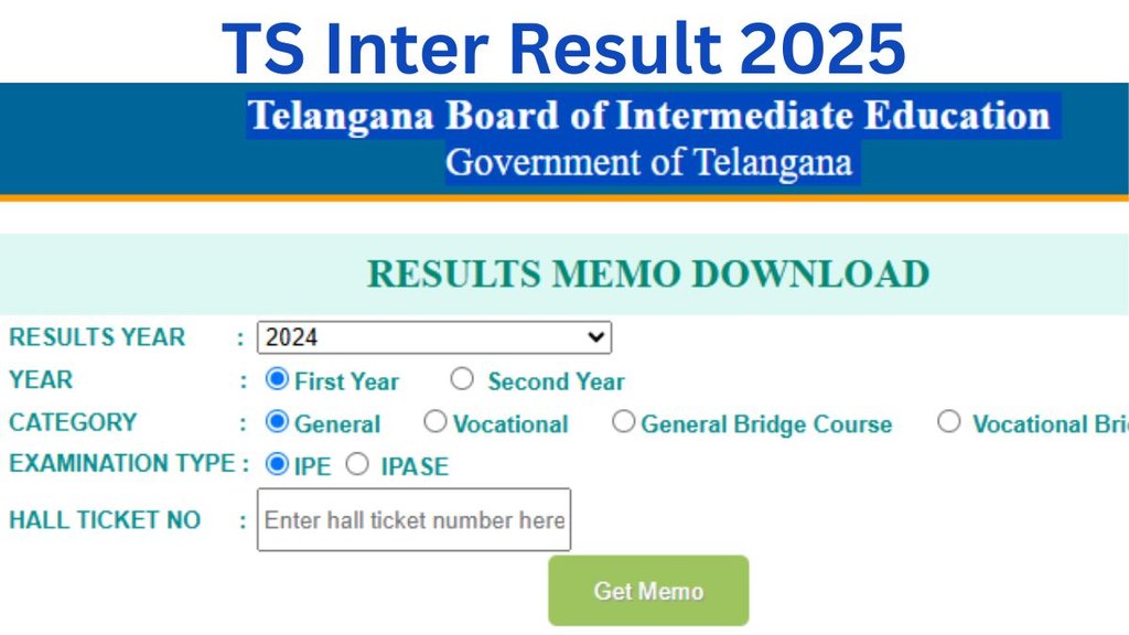 TS Inter Results 2025, TS Inter Result 2025 Date and Time,