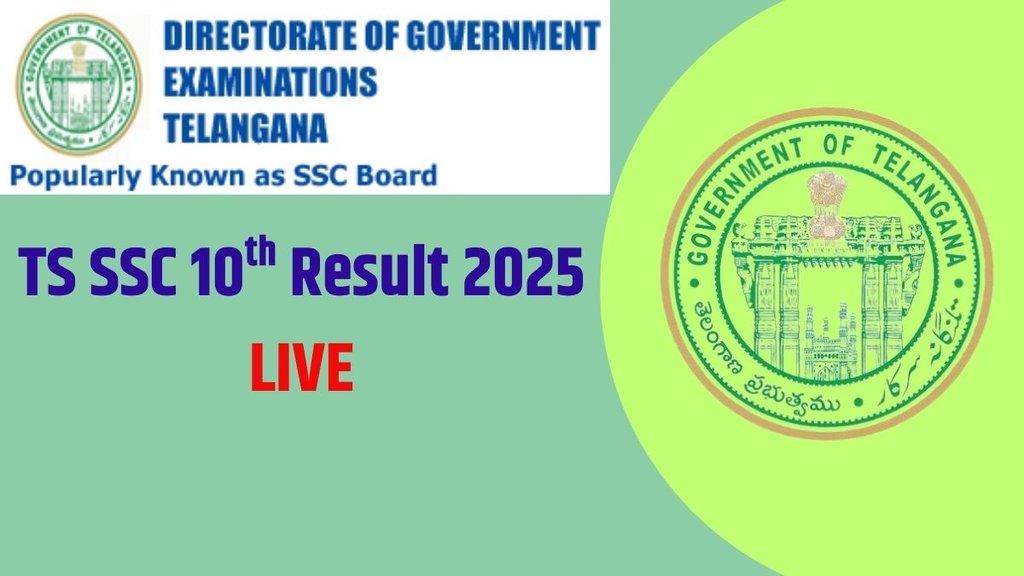 TS SSC 10th Result 2025 Live, Telangana Board 10th Result, TS 10th Result,