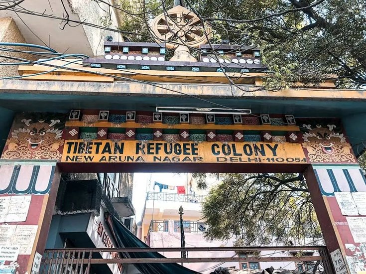 Tibetan market in Delhi