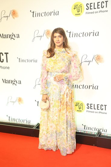 MAMI event 2025, Bollywood celebrities at MAMI, Raveena Tandon MAMI look, Disha Patani orange saree, Sonakshi Sinha Zaheer Iqbal couple, Javed Akhtar Shabana Azmi MAMI, celebrity fashion MAMI event, Mumbai film events 2025, A.R. Rahman MAMI event, MAMI red carpet photos, मामी इवेंट