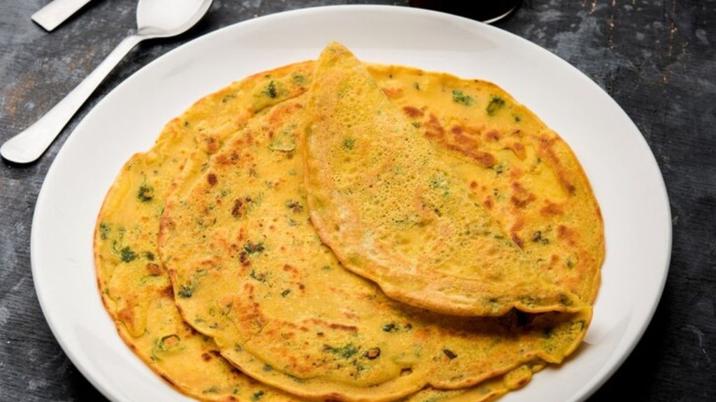 suji, Sooji cheela recipe, Sooji Breakfast Chilla