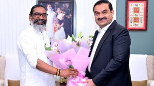 gautam adani | hemant soren | ranchi |