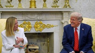 trump, trump meloni meet, Giorgia meloni,