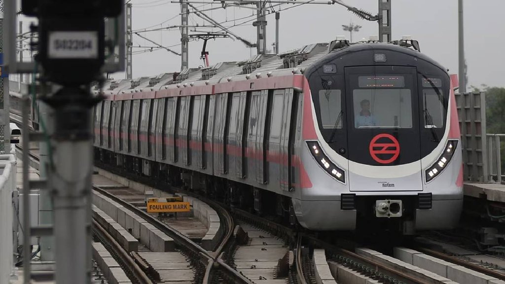 pink line metro, Delhi metro, metro pink line