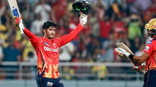 Priyansh Arya Smashed 82 Balls Hundred IND A vs AUS A