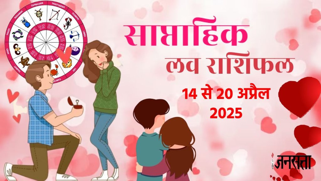 weekly Love horoscope, saptahik rashifal in hindi, weekly Love horoscope 14 To 20 april 2025, weekly horoscope for all zodiac signs, Horoscope 14 To 20 april 2025, Weekly Love Horoscope April 2025, weekly Love horoscope April 2025, saptahik Love rashifal, saptahik rashifal 14 To 20 april 2025, chandra gochar 2025, shukra gochaar, vish yog, kalatamak yog, grahan yog, gajkeasri yog, shukra chandra yuti, dhan laxmi rajyog 2025, makvaya rajyog 2025, shani gochar in meen, साप्ताहिक लव राशिफल 14 से 20 अप्रैल 2025