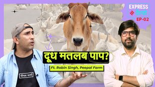 Why did Robin Singh say animals are dying on our plates? Express Cafe Podcast | Peepal Farm
