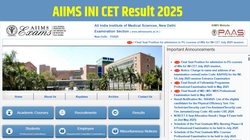 INI CET Result 2025 Today: एम्स आईएनआई सीईटी रिजल्ट 2025 घोषित होने पर, Direct Link से ऐसे चेक करें स्कोरकार्ड