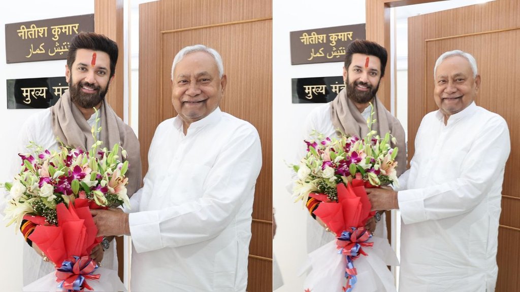 hirag paswan meet cm nitish kumar, chirag paswan on cm nitish kumar,