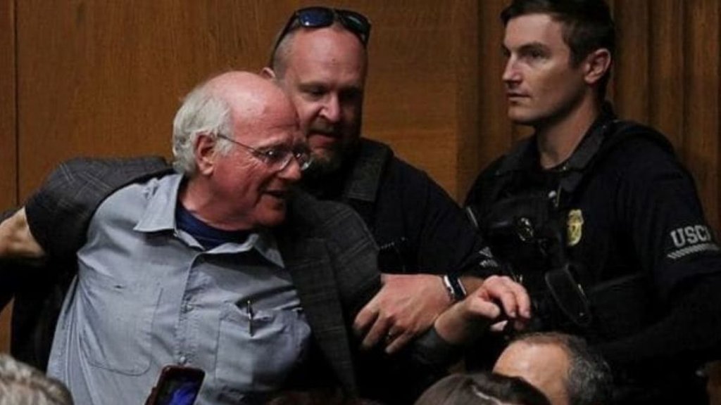Ben Cohen arrested, Ben & Jerry’s, Ben & Jerry’s Ben Cohen, Ben & Jerry’s gaza protest us senate