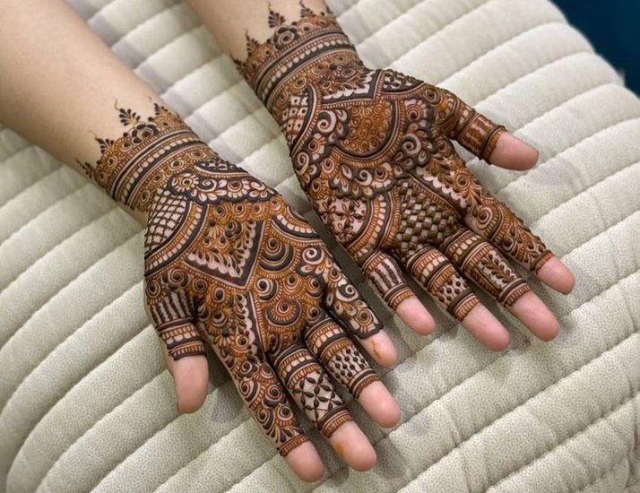 New mehandi design for Bride