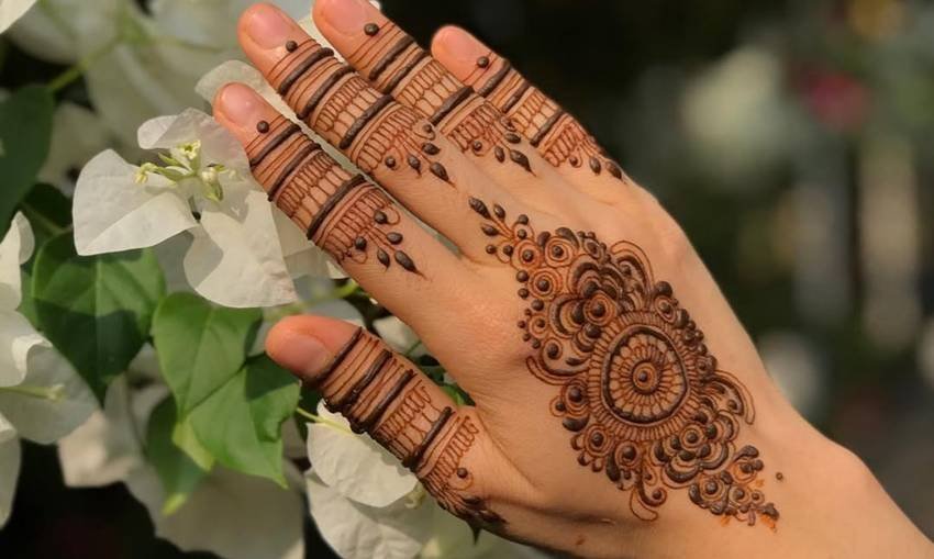 Mehandi design for Bride