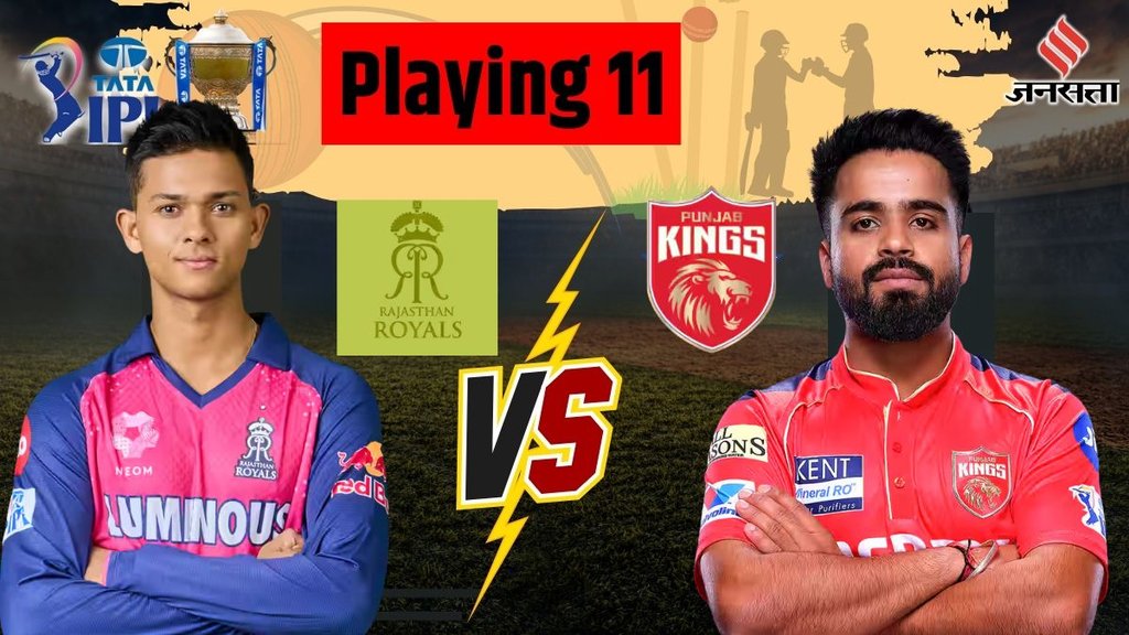 RR vs PBKS Team, RR vs PBKS Playing 11