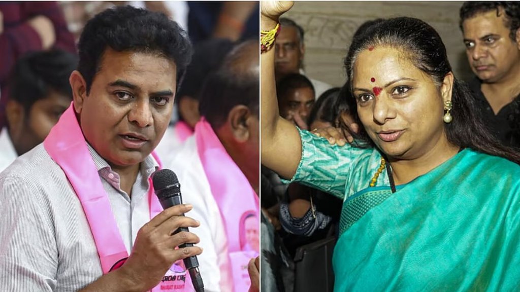 k kavitha, K Chandrashekar Rao, K T Rama Rao, kavitha brs bjp merge