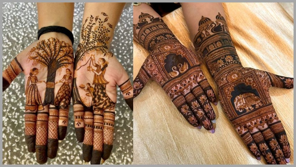 Vat Savitri Mehndi Design, Latest Mehndi Design for Vat Savitri 2025 , Vat Savitri 2025 Mehndi Designs