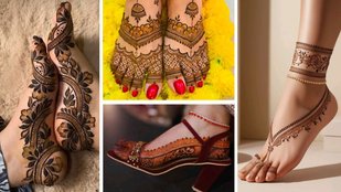 Vat Savitri Leg Mehndi Designs Simple | Leg Mehndi Designs | Stylish Brida foot Mehndi