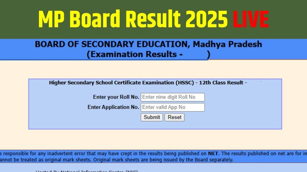 MP Board Result 2025 Live, MP Board 10th 12th Result 2025 Live, MP Board Result 2025, MP Board 10th 12th,