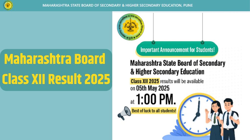 maharashtra board result 2025, maharashtra HSC Result 2025, Maharashtra 12th result out 5th may,hscresult.mahahsscboard.in