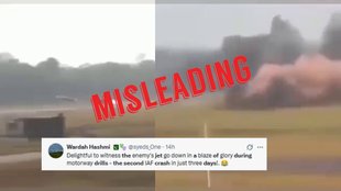 Misleading claim about old video