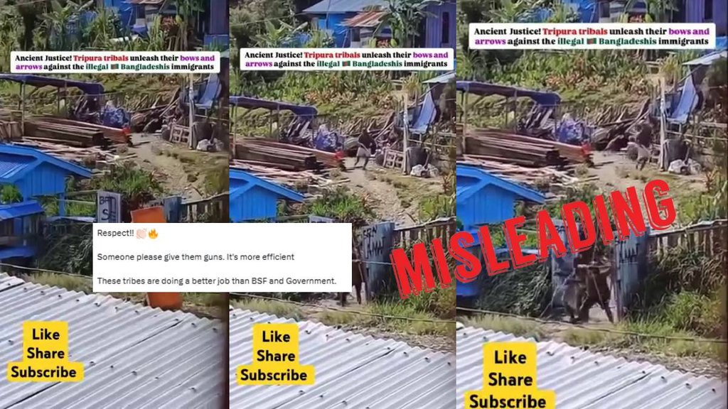 Misleading claim about old video