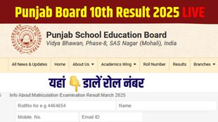 Pseb 10th result 2025 roll number, pseb.ac.in,