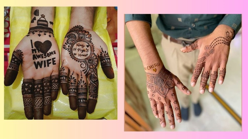 Mehndi Designs for Groom । Easy Mehndi Designs for Groom to be । Groom Mehndi Designs
