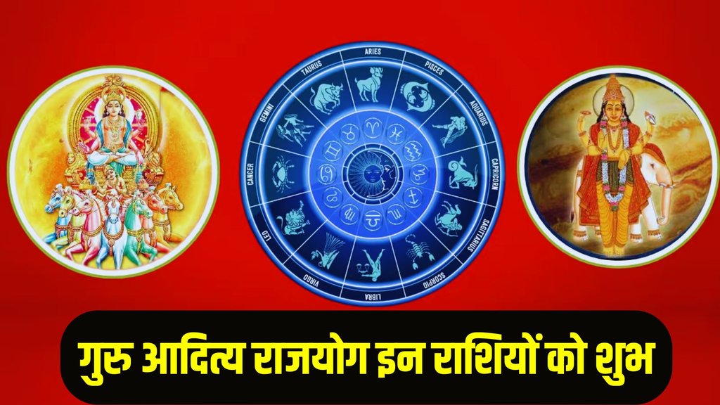Surya Gochar 2025, Surya Guru Yuti 2025