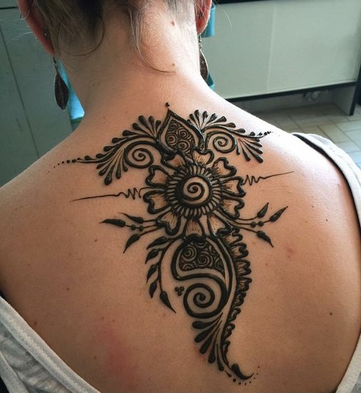 Tattoo Style Mehendi