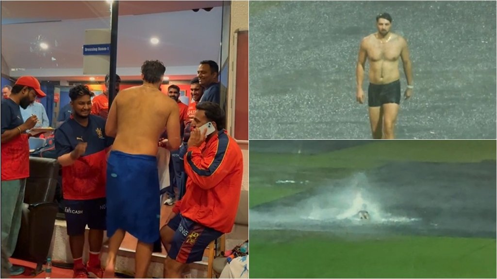 Tim David, RCB, Rain in bengaluru, shraddha kapoor Song