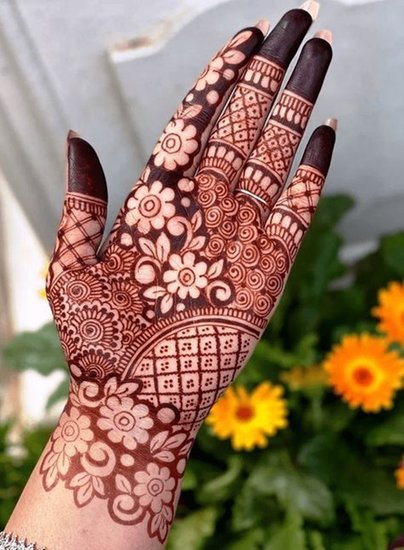 Traditional Mehndi Designs for Vat Savitri