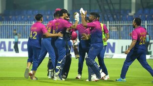UAE cricket victory, UAE vs BAN, Dhruv Parashar