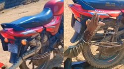 बाइक के पहिए में फंस गया था अजगर, खींचकर निकालने लगा शख्स, सांप ने फैलाया फन तो…, Viral Video देख बढ़ जाएंगी धड़कनें