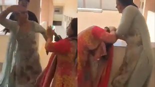 Khargone, teacher Fight Viral Video, Viral Video