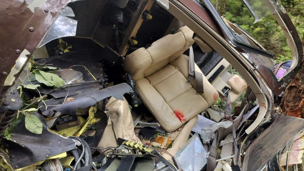 Helicopter Crashes Uttarakhand Uttarkashi
