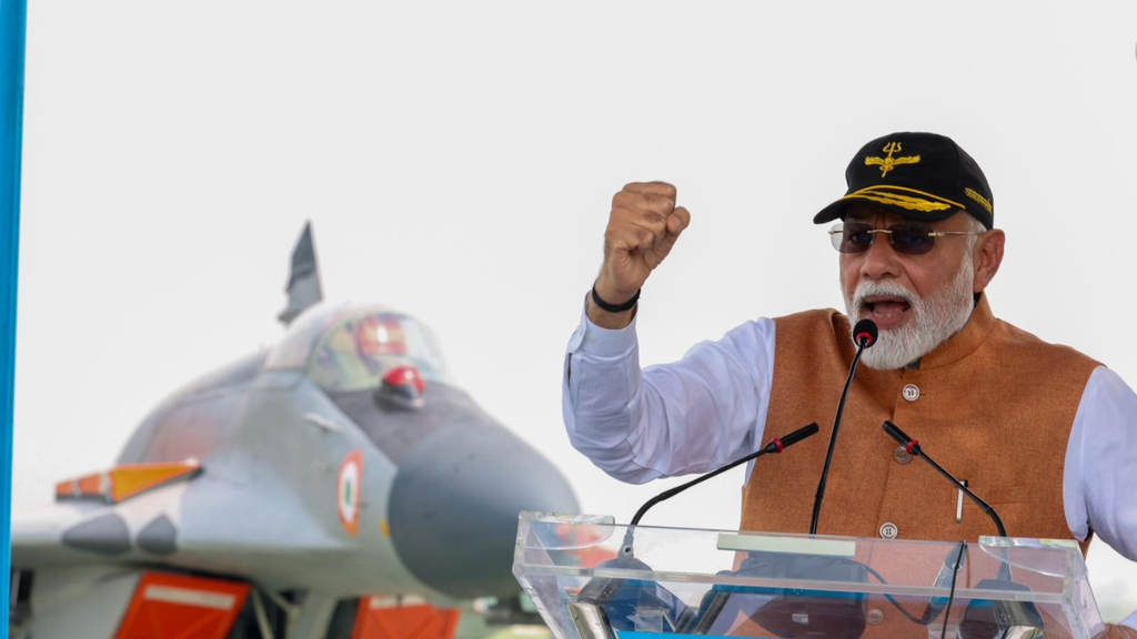 adampur airbase | india pak tension | pm modi |