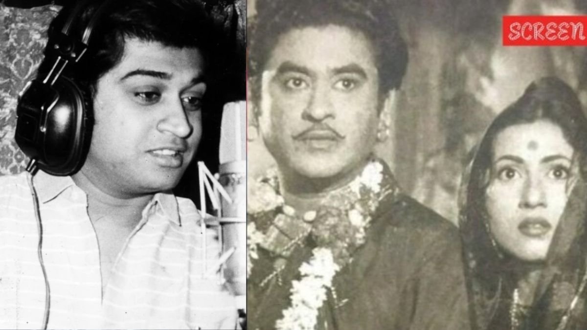amit kumar, kishore kumar and madhubala