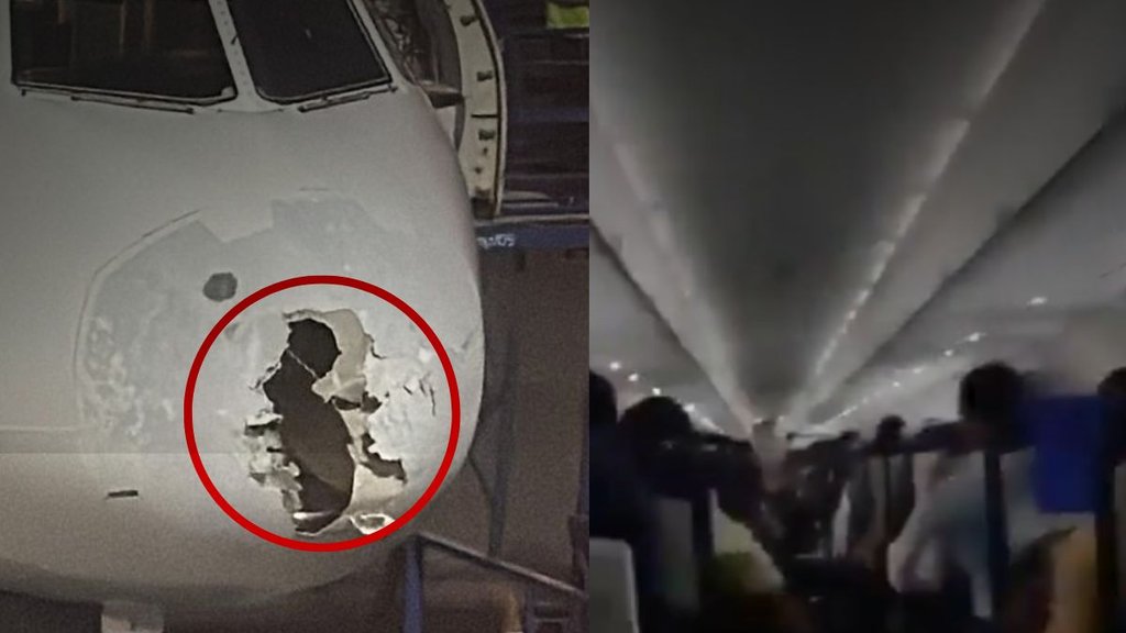 indigo, delhi weather, emergency landing