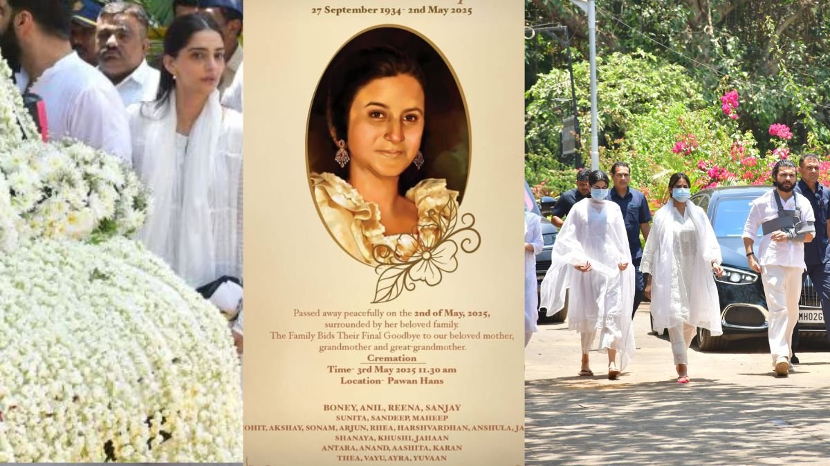 Nirmal Kapoor funeral Nirmal Kapoor funeral