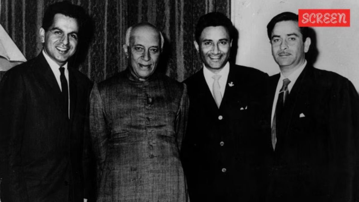 Dilip Kumar, Raj Kapoor, Dev Anand, Jawaharlal Nehru, Lady Mountbatten
