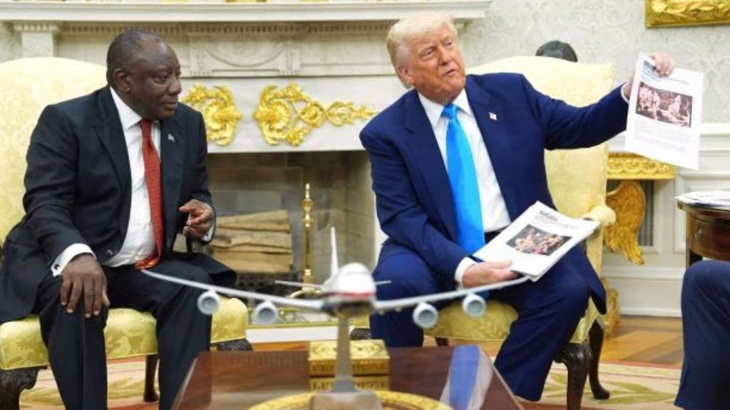 donal trump| ramafosa| us south africa