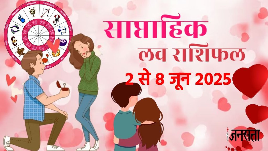 weekly Love horoscope, saptahik rashifal in hindi, weekly Love horoscope 2 To 8 June 2025, weekly horoscope for all zodiac signs, Horoscope 2 To 8 June 2025, Weekly Love Horoscope may 2025, weekly Love horoscope June 2025, saptahik Love rashifal,